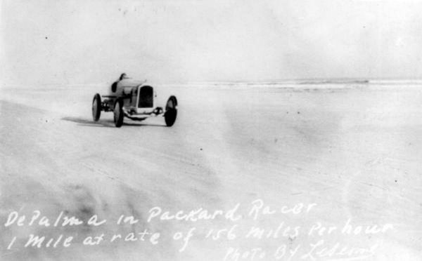 An early attempt at breaking the land speed record. Ralph DePalma in Florida in 1919. An early attempt at breaking the land speed record. Ralph DePalma in Florida in 1919. - Sputnik International
