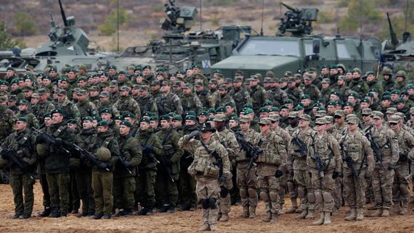 US and Lithuanian troops take part in a NATO military exercise 38 miles north of the capital of Lithuania. File photo. - Sputnik International