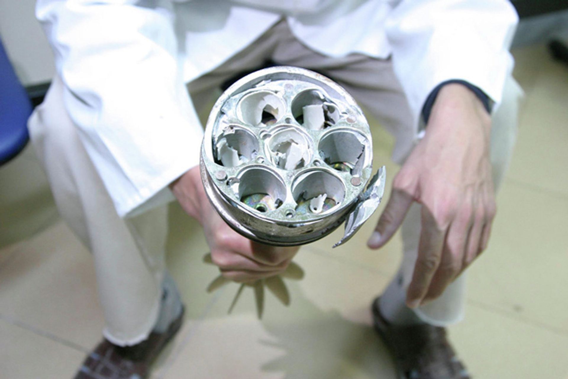 Tail section of a cluster bomb purportedly found in Misrata, Libya. (File) - Sputnik International, 1920, 28.06.2023