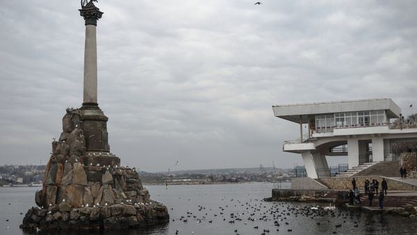View of the Monument to Sunken Ships and the Sevastopol quay. - Sputnik International