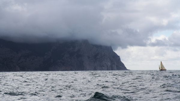 View of Cape Aya from Sevastopol. View of Cape Aya from Sevastopol. - Sputnik International