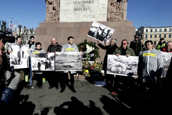 The annual procession commemorating the Latvian Waffen-SS (Schutzstaffel) unit - Sputnik International