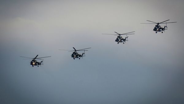 Mi-24 helicopters - Sputnik International