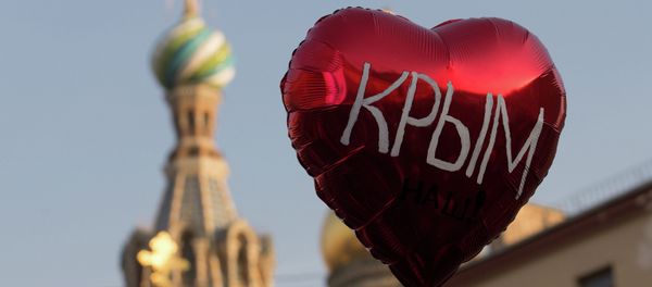 Rally to mark anniversary of Crimea's reunification with Russia in St. Petersburg Rally to mark anniversary of Crimea's reunification with Russia in St. Petersburg - Sputnik International