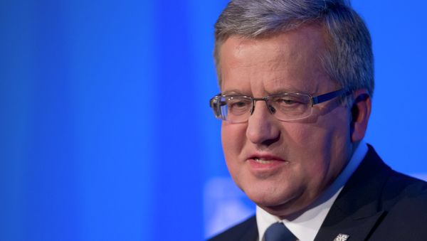 Polish President Bronislaw Komorowski - Sputnik International