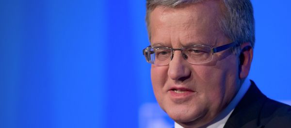 Polish President Bronislaw Komorowski Polish President Bronislaw Komorowski - Sputnik International