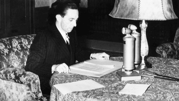 German Minister of Propoganda Dr. Joseph Goebbels - Sputnik International