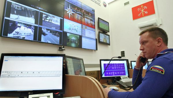 Russia's first Comprehensive Security System Center set up by the Civil Defense Ministry, Interior Ministry and the Federal Security Service opened in St Petersburg - Sputnik International