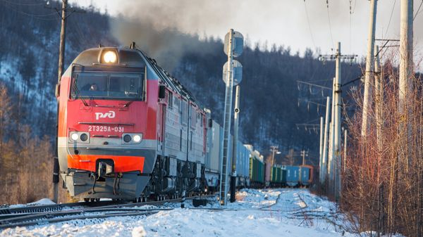 BAM-2 under construction in Amur region - Sputnik International