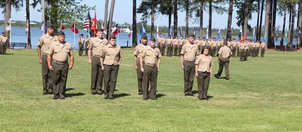 US Marine Parade staff stand at the position of attention at Camp Johnson, NC. US Marine Parade staff stand at the position of attention at Camp Johnson, NC. - Sputnik International