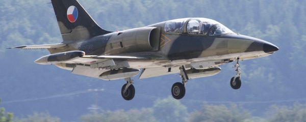 Czech subsonic combat aircraft L-159 ALCA lands at the Namest air force base near Brno where it is taking part in joint NATO military exercises called Ramstein Rover - Sputnik International