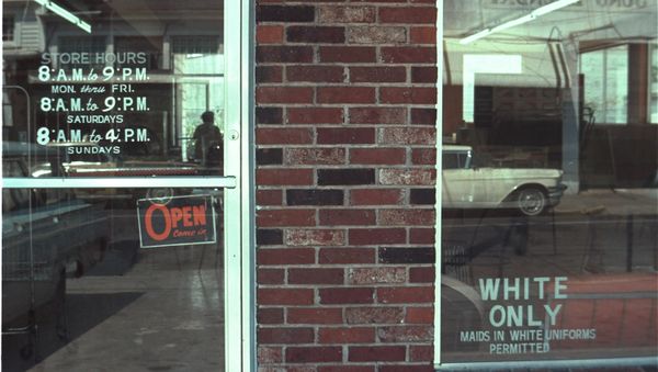 A White Only sign is shown in Louisiana in this undated file photo. - Sputnik International