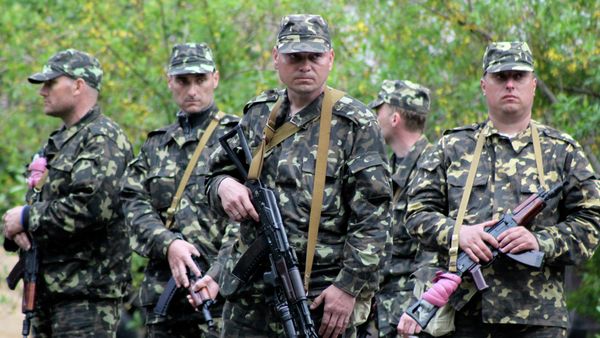 Ukrainian government troops Ukrainian government troops - Sputnik International