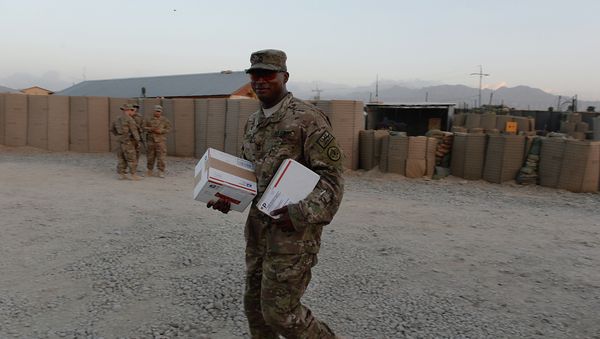 US soldier, part of the NATO-led International Security Assistance Force (ISAF) US soldier, part of the NATO-led International Security Assistance Force (ISAF) - Sputnik International