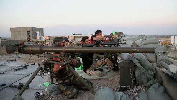 Iraqi security forces and allied Shiite militiamen clash with Islamic State fighters at the front line in the city of Tikrit. Iraqi security forces and allied Shiite militiamen clash with Islamic State fighters at the front line in the city of Tikrit. - Sputnik International