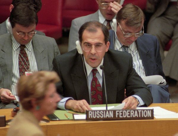 Russian ambassador to the United Nations Sergey Lavrov speaks during a meeting of the Security Council Russian ambassador to the United Nations Sergey Lavrov speaks during a meeting of the Security Council - Sputnik International