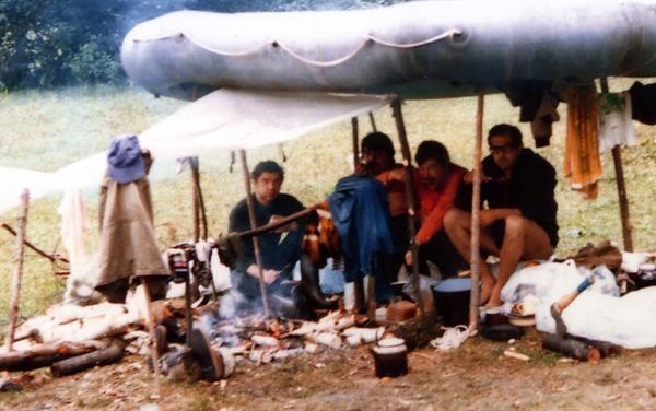 Sergei Lavrov on a picnic. (Photo from the author's archive) (Cropped image.) Sergei Lavrov on a picnic. (Photo from the author's archive) (Cropped image.) - Sputnik International