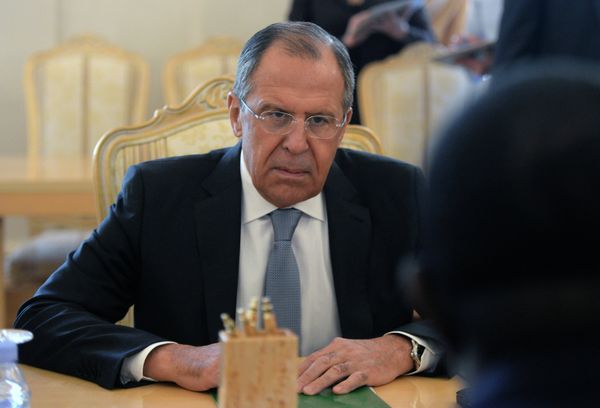 Foreign Minister Sergey Lavrov meets with Foreign Minister of Gabon Franck Emmanuel Issoze-Ngondet Foreign Minister Sergey Lavrov meets with Foreign Minister of Gabon Franck Emmanuel Issoze-Ngondet - Sputnik International