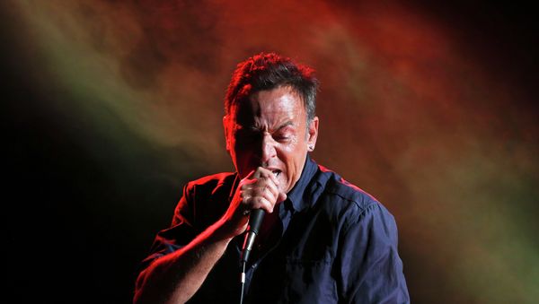 Musician Bruce Springsteen performs during the Stand Up for Heroes event at Madison Square Garden Musician Bruce Springsteen performs during the Stand Up for Heroes event at Madison Square Garden - Sputnik International