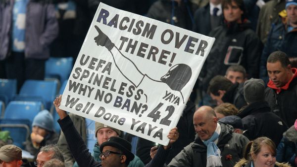 A Manchester city fan A Manchester city fan - Sputnik International