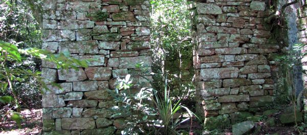 This March 8, 2015 photo released by the University of Buenos Aires Urban Archeology Center shows the remains of a building built inside Teyu Cuare Park near San Ignacio in the northeastern province of Misiones, Argentina. This March 8, 2015 photo released by the University of Buenos Aires Urban Archeology Center shows the remains of a building built inside Teyu Cuare Park near San Ignacio in the northeastern province of Misiones, Argentina. - Sputnik International