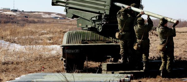 Artillery drill held at Sergeyevsky base in Primorsky Territory Artillery drill held at Sergeyevsky base in Primorsky Territory - Sputnik International