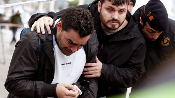 Family members of passengers feared killed in Germanwings plane crash Family members of passengers feared killed in Germanwings plane crash - Sputnik International