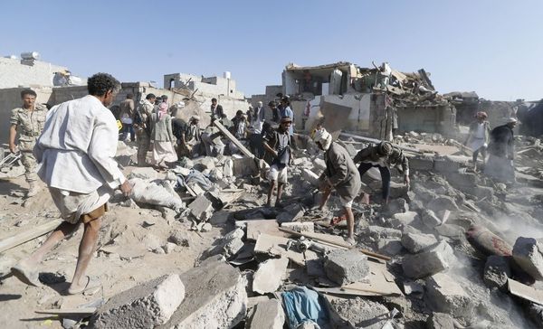 Yemeni Capital Sanaa After Airstrikes Yemeni Capital Sanaa After Airstrikes - Sputnik International