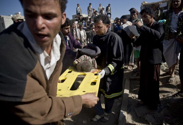 Yemeni Capital Sanaa After Airstrikes Yemeni Capital Sanaa After Airstrikes - Sputnik International