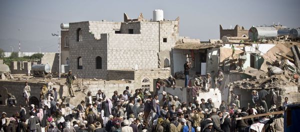 Yemeni Capital Sanaa After Airstrikes - Sputnik International