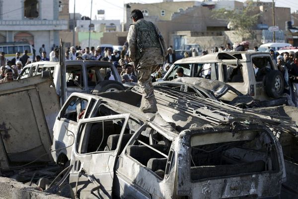 Yemeni Capital Sanaa After Airstrikes Yemeni Capital Sanaa After Airstrikes - Sputnik International