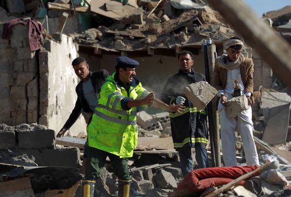 Yemeni Capital Sanaa After Airstrikes Yemeni Capital Sanaa After Airstrikes - Sputnik International
