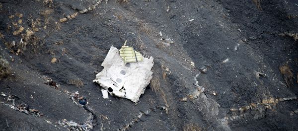 Debris of the crashed Germanwings passenger jet - Sputnik International