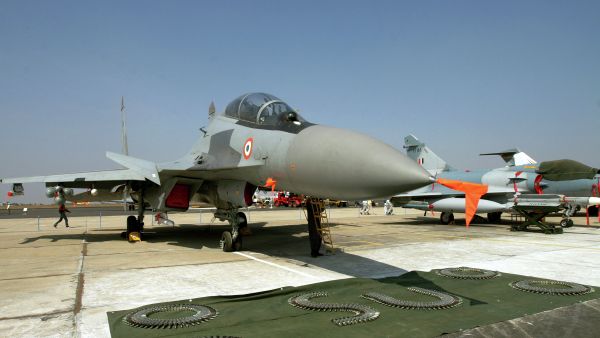 A Russian made Indian Air Force Sukhoi-30 fighter aircraft is seen on display at 'Aero India 2007' at Yelahanka air base on the outskirts of Bangalore, India. File photo A Russian made Indian Air Force Sukhoi-30 fighter aircraft is seen on display at 'Aero India 2007' at Yelahanka air base on the outskirts of Bangalore, India. File photo - Sputnik International