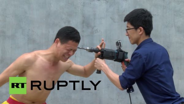 ELECTRIC DRILL no match for this Shaolin Kung Fu Master! - Sputnik International