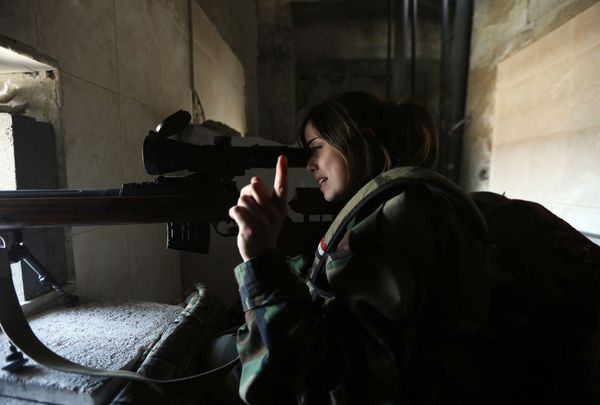 The Pride of Syria: Female Warriors Defending Damascus - Sputnik International