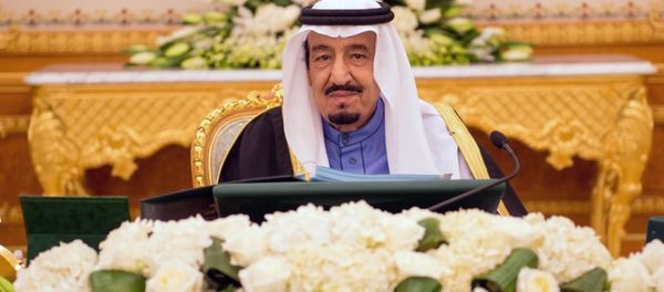 A handout picture released by the Saudi Press Agency (SPA) on February 2, 2015 shows Saudi new King Salman bin Abdulaziz chairing the cabinet meeting in the capital, Riyadh A handout picture released by the Saudi Press Agency (SPA) on February 2, 2015 shows Saudi new King Salman bin Abdulaziz chairing the cabinet meeting in the capital, Riyadh - Sputnik International