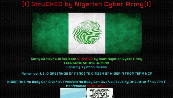 Screenshot of inecnigeria.org - Sputnik International
