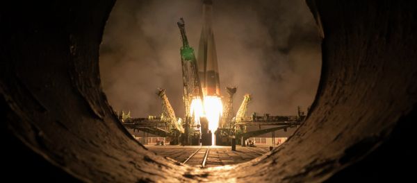 Soyuz Spacecraft Lifts Off With Historic ISS Expedition Aboard Soyuz Spacecraft Lifts Off With Historic ISS Expedition Aboard - Sputnik International