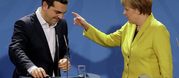 German Chancellor Angela Merkel (right) and the Prime Minister of Greece Alexis Tsipras (left) German Chancellor Angela Merkel (right) and the Prime Minister of Greece Alexis Tsipras (left) - Sputnik International