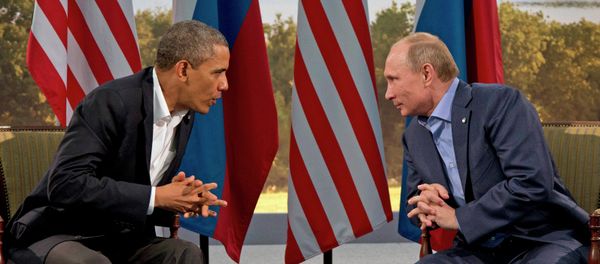 President Vladimir Putin meets with President Barack Obama in Enniskillen, Northern Ireland President Vladimir Putin meets with President Barack Obama in Enniskillen, Northern Ireland - Sputnik International