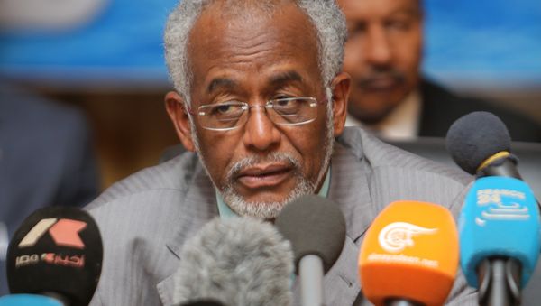 Sudan's foreign minister Ali Karti speaks during a press conference with his Egyptian and Ethiopian counterparts in the early hours of March 6, 2015 Sudan's foreign minister Ali Karti speaks during a press conference with his Egyptian and Ethiopian counterparts in the early hours of March 6, 2015 - Sputnik International