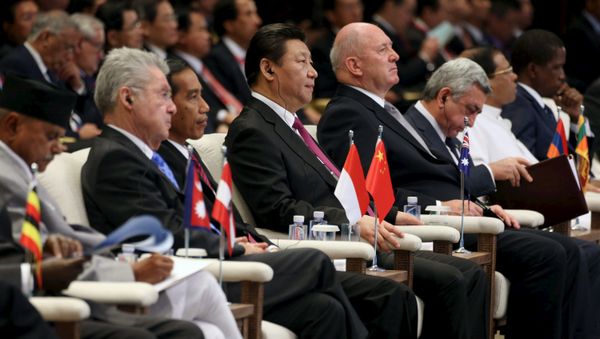 Chinese President Xi Jinping (C) attends the opening ceremony of the Boao forum, in Boao, Hainan province, March 28, 2015. Chinese President Xi Jinping (C) attends the opening ceremony of the Boao forum, in Boao, Hainan province, March 28, 2015. - Sputnik International