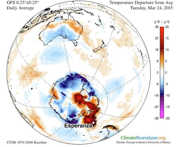 Antarctica's new highest temperature was recorded at Argentina's Esperanza Base Antarctica's new highest temperature was recorded at Argentina's Esperanza Base - Sputnik International
