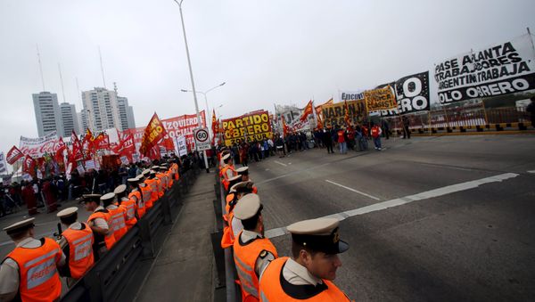 A one-day nationwide strike - Sputnik International