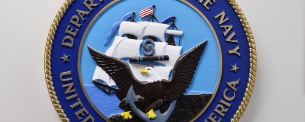 The United States Department of the Navy emblem The United States Department of the Navy emblem - Sputnik International
