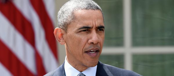 President Barack Obama speaks in the Rose Garden of the White House in Washington, Thursday, April 2, 2015, about the breakthrough in the Iranian nuclear. President Barack Obama speaks in the Rose Garden of the White House in Washington, Thursday, April 2, 2015, about the breakthrough in the Iranian nuclear. - Sputnik International