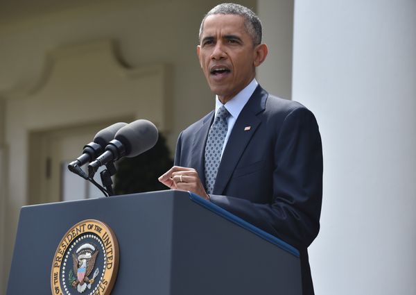 US President Bararck Obama makes a statement at the White House in Washington, DC, on April 2, 2015 after a deal was reached on Iran's nuclear program. - Sputnik International