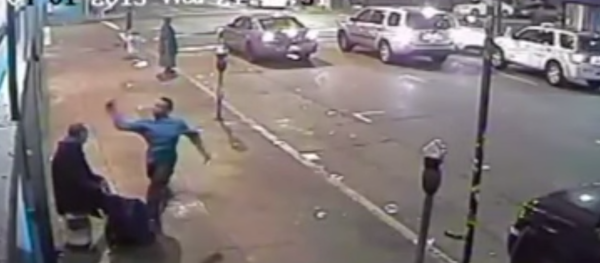 “Pulls out a blunt metal object and, almost like a baseball swing, swings it across the left side of the victim’s head, knocking him unconscious.” “Pulls out a blunt metal object and, almost like a baseball swing, swings it across the left side of the victim’s head, knocking him unconscious.” - Sputnik International