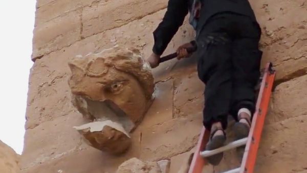 In this image made from a militant video posted on YouTube on Friday, April 3, 2015 In this image made from a militant video posted on YouTube on Friday, April 3, 2015 - Sputnik International